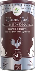 Pawfect Nature's Feast Chicken Liver Grain-Free All Natural Freeze-Dried Dog Training Treat, 7-oz canister