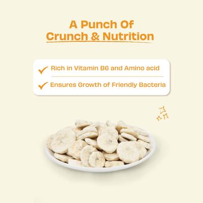 Show full view: Pawfect Nature's Munch Freeze-Dried Banana All Natural Vegan Dog Training Treat, 1.94-oz bag slide 4 of 9