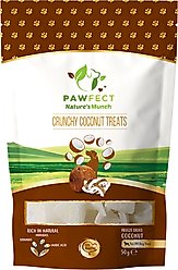 Pawfect Nature's Munch Freeze-Dried Coconut All Natural Vegan Dog Training Treat, 1.76-oz bag