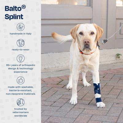 Show full view: Balto Carpal/Tarsal Dog Laxity Splint, XX-Small slide 6 of 9