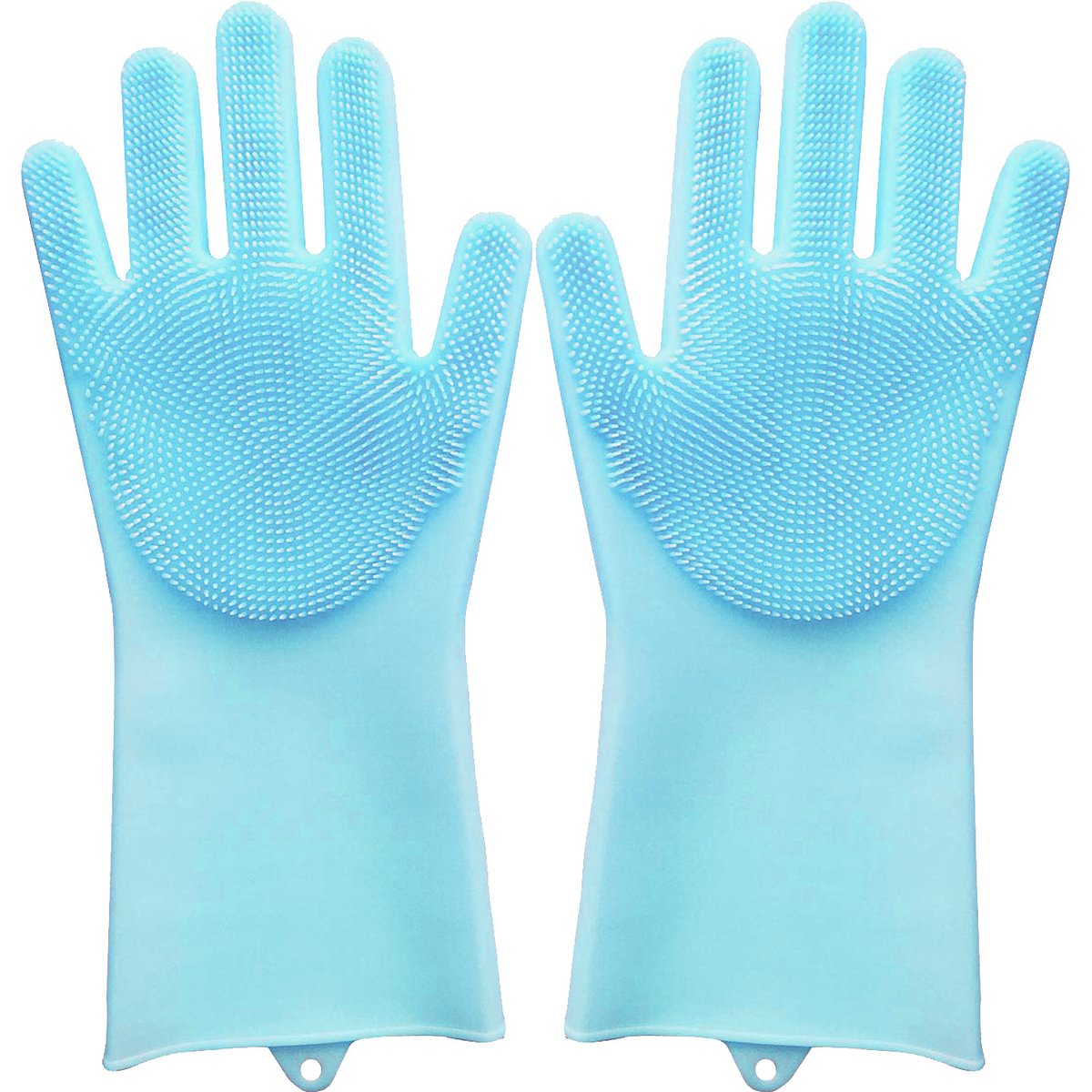 Pet Republique Grooming Gloves for Deshedding & Bathing, Ultra-Soft Silicone Bristles for Dogs & Cats, Medium