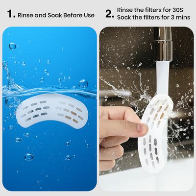 Show full view: EOX Cat Water Fountain Replacement Filters, White, Small, 12 count slide 6 of 7