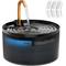 Show in main carousel: EOX Plastic with Copper Faucet Cat Water Fountain, Black, 71-oz slide 1 of 8