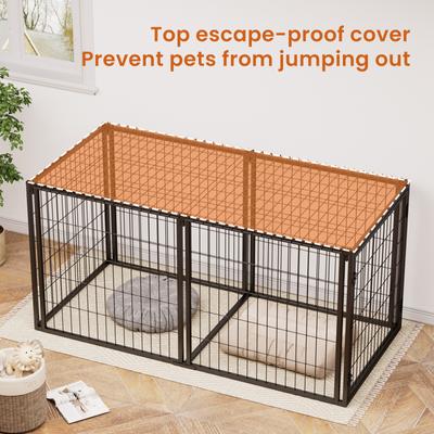 Show full view: Zeus & Ruta Dog Crate, Black, 63 inch slide 4 of 7