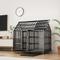 Show in main carousel: Zeus & Ruta Heavy Duty Dog Crate with 4 Lockable Wheels, Black, 52 inch slide 4 of 8