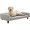 Show in main carousel: jansno Wooden Legs Elevated Dog & Cat Couch Bed with Cushion, Gray slide 5 of 7