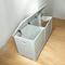Show in main carousel: Zeus & Ruta Furniture Style Top Open Cat Litter Box Enclosure, Cat House, Cream White slide 2 of 6