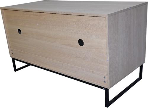 Show full view: Zeus & Ruta Modern Wooden Cat House with Scratching Mat, Light Brown slide 2 of 7