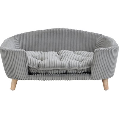 Zeus & Ruta Zeus & Ruta Sofa Dog Bed, Gray