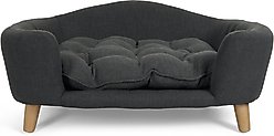 Zeus & Ruta Sofa Dog Bed, Dark Gray