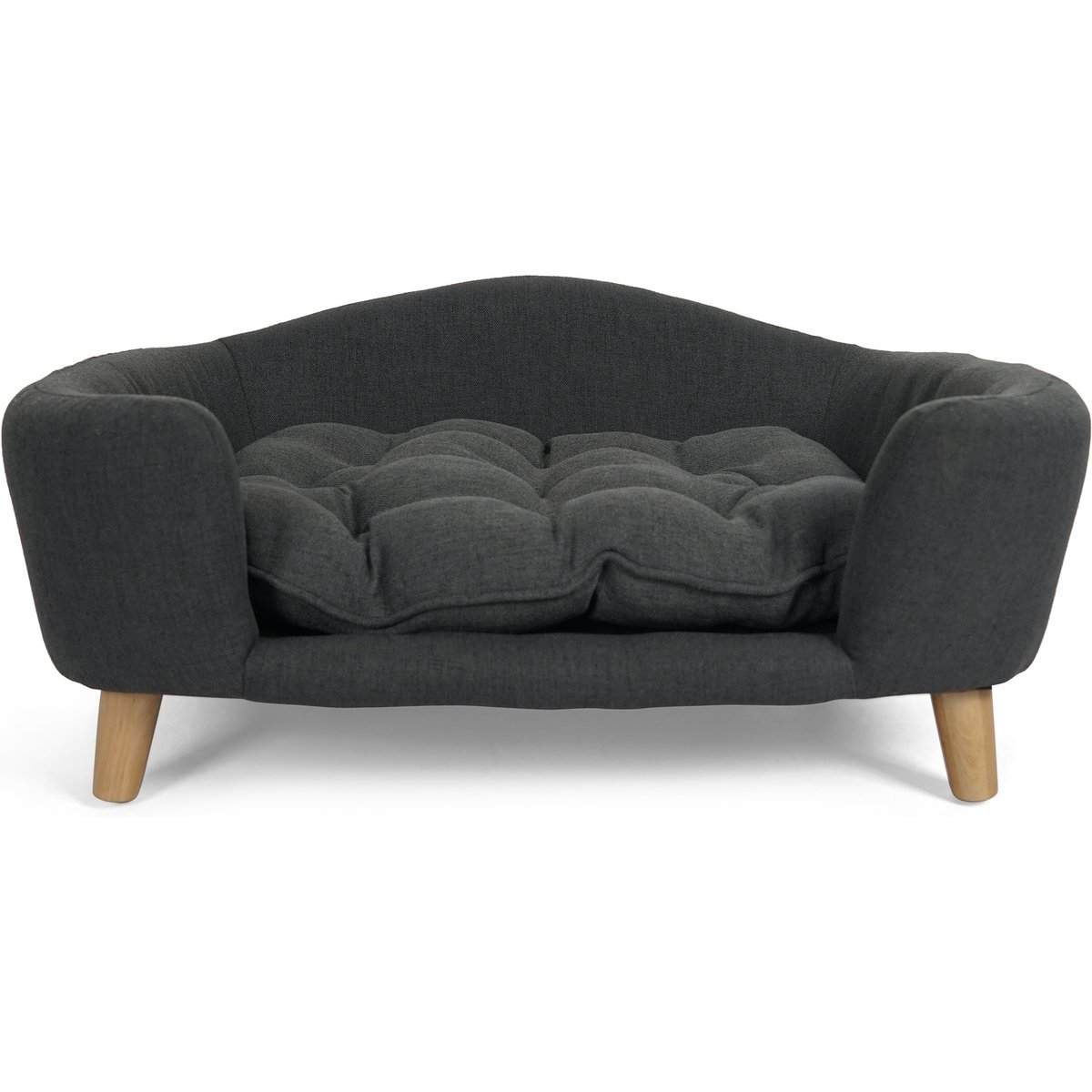 Zeus & Ruta Sofa Dog Bed, Dark Gray