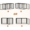 Show in main carousel: Zeus & Ruta Dog Crate, Black, 63 inch slide 6 of 7