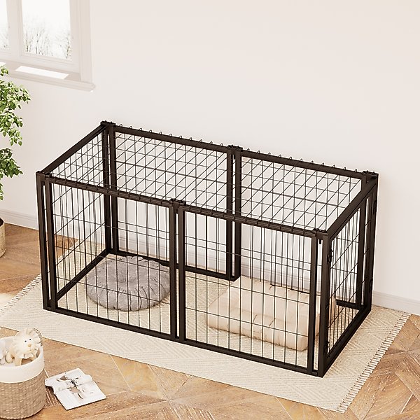 Show full view: Zeus & Ruta Dog Crate, Black, 47.2 inch slide 2 of 7