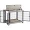 Show in main carousel: Zeus & Ruta Furntiure Style Side Table Double Door Dog Crate, Gray slide 2 of 6