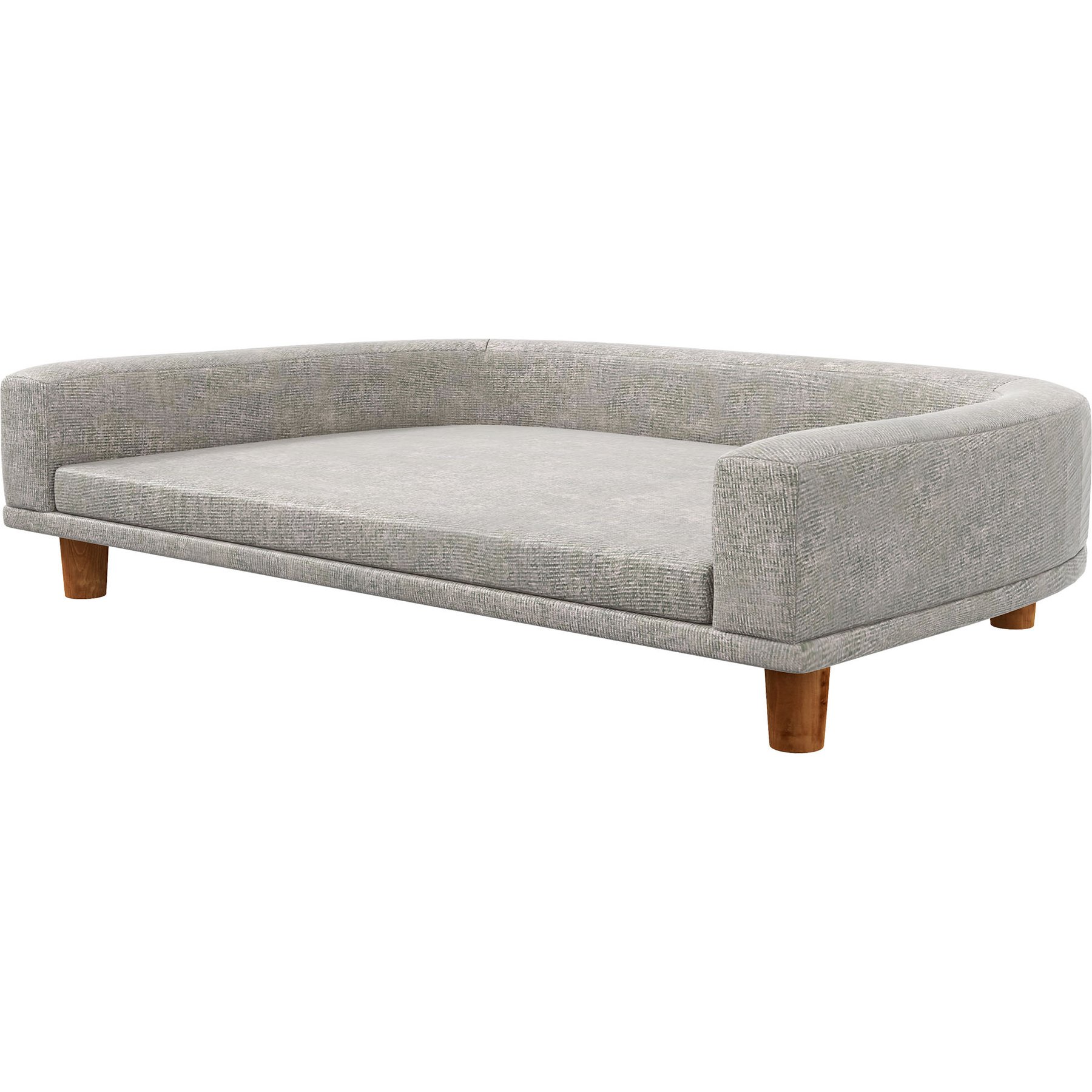 Zeus & Ruta Indoor/Outdoor Sofa Dog Bed, Gray
