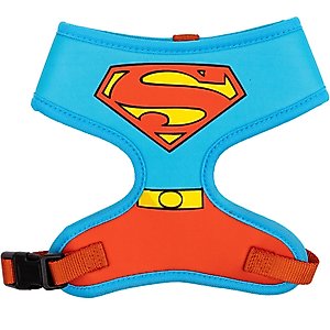 Buckle-Down DC Comics Superman Shield Dog Harness, Medium: 17 to 21-in chest