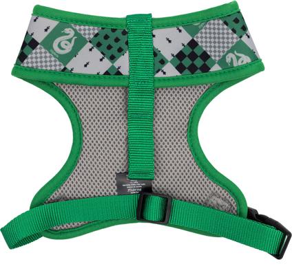 Show full view: Buckle-Down The Wizarding World of Harry Potter Slytherin Checker Dog Harness, Medium: 17 to 21-in chest slide 2 of 3
