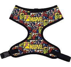 Buckle-Down Marvel Brick & Retro Comic Panels Dog Harness, X-Large: 20 to 31-in chest