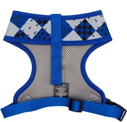 Show full view: Buckle-Down The Wizarding World of Harry Potter Ravenclaw Checker Dog Harness, Medium: 17 to 21-in chest slide 2 of 3