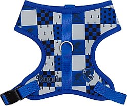 Buckle-Down The Wizarding World of Harry Potter Ravenclaw Checker Dog Harness, Medium: 17 to 21-in chest