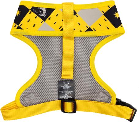 Show full view: Buckle-Down The Wizarding World of Harry Potter Hufflepuff Checker Dog Harness, Small: 14 to 17-in chest slide 2 of 3