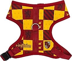 Buckle-Down The Wizarding World of Harry Potter Gryffindor Checker Dog Harness, Small: 14 to 17-in chest