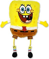 SpongeBob SquarePants Cat Crinkle Toy with Catnip, Yellow