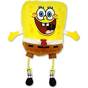 SpongeBob SquarePants Cat Crinkle Toy with Catnip, Yellow