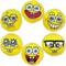 Show in main carousel: SpongeBob Faces Cat Plush Toys with Catnip, Yellow, 6-Pack slide 1 of 6