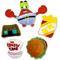 Show in main carousel: SpongeBob Krusty Krab Cat Plush Toys with Catnip, Red, 5-Pack slide 1 of 6