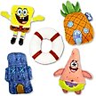Show in main carousel: SpongeBob Bikini Bottom Cat Plush Toys with Catnip, Yellow, 5-Pack slide 1 of 6