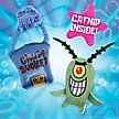 Show in main carousel: SpongeBob Plankton & Chum Bucket Cat Plush Toy with Catnip, Grey, 2-Pack slide 2 of 6
