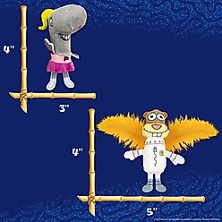 SpongeBob Pearl & Sandy Cat Plush Toy with Catnip, White, 2-Pack slide 2 of 5