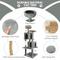 Show in main carousel: TSCOMON Multi-Level 58-in Plush Cat Tree & Condo, Grey slide 6 of 9