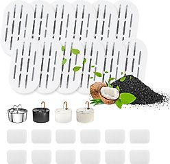 EOX Cat Water Fountain Replacement Filters, 12 count