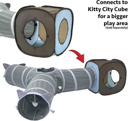 Show full view: Kitty City Pop Open Cat Cube, Blue slide 4 of 10