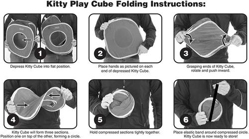 Show full view: Kitty City Pop Open Cat Cube, Blue slide 6 of 10