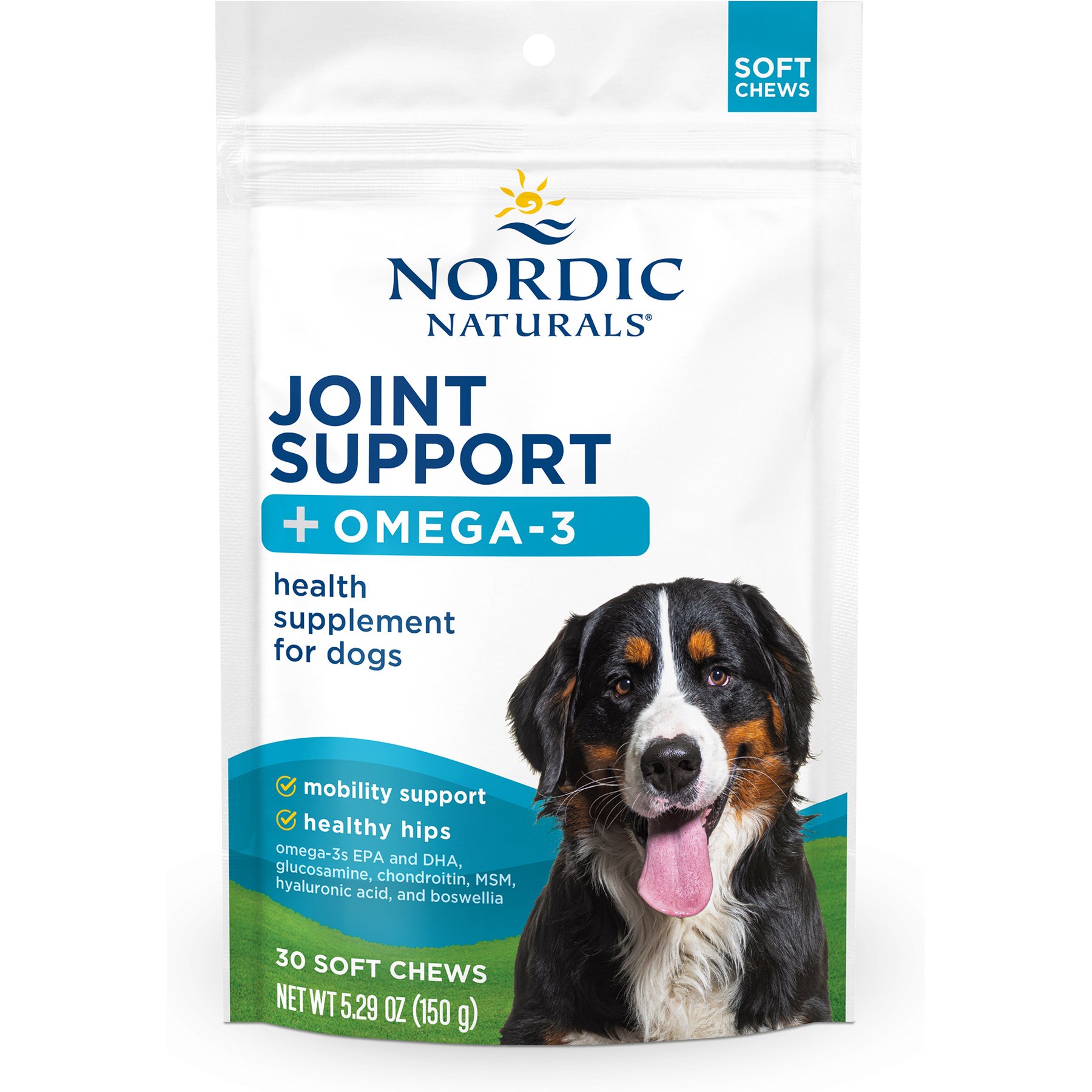 Nordic Naturals Joint Support Soft Chew Supplement for Dogs, 30 count bag