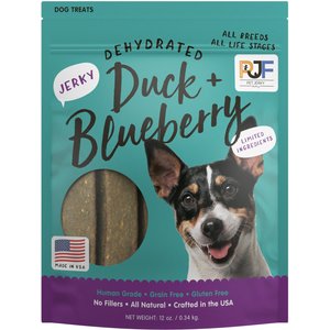 Pet Jerky Factory Duck & Blueberry Jerky Dog Treats, 12-oz bag