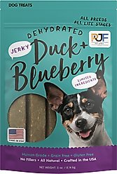 Pet Jerky Factory Duck & Blueberry Jerky Dog Treats, 5-oz bag