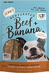 Pet Jerky Factory Beef & Banana Jerky Dog Treats, 5-oz bag