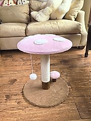 One for Pets Pink Mushroom Cat Scratching Post slide 2 of 6