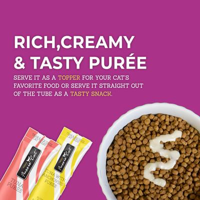 Show full view: Fussie Cat Tuna & Chicken 5 Flavors Variety Lickable Cat Treats, 0.5-oz tube, 50 count slide 6 of 9