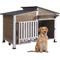 Show in main carousel: Aivituvin Wooden Dog House, Coffee, 39.7 x 25.5 x 32.2-in slide 1 of 7