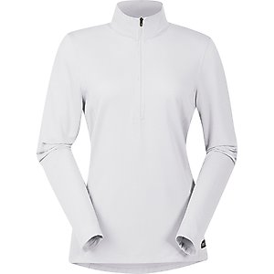 Kerrits Ice Fil Lite Long Sleeve Horse Riding Shirt, White, Small