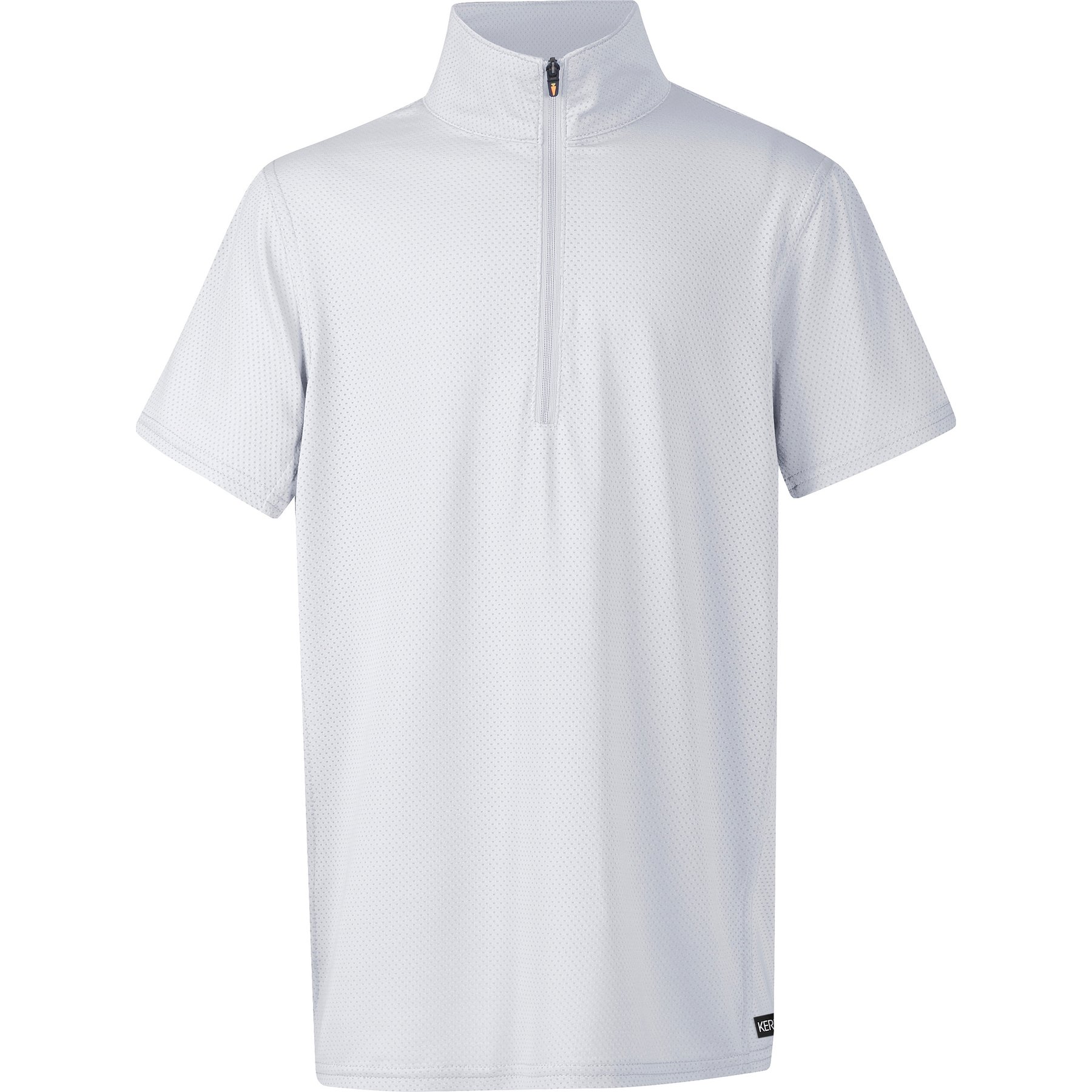 Kerrits Kids Ice Fil Lite Short Sleeve Horse Riding Shirt, White, Large