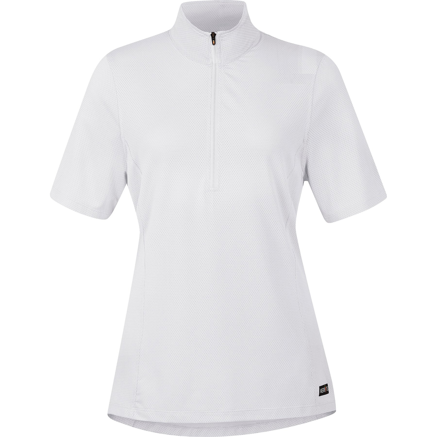 Kerrits Ice Fil Lite Short Sleeve Horse Riding Shirt, White, XX-Large