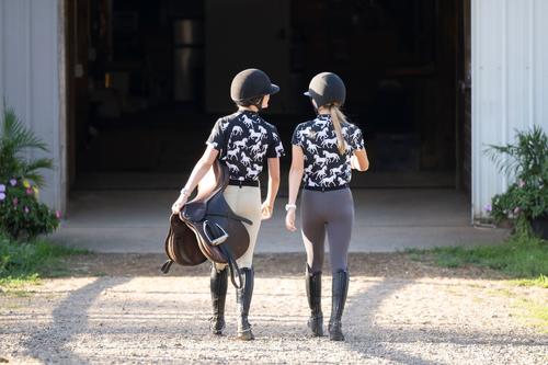 Show full view: Kerrits Performance Knee Patch Pocket Horse Riding Tight, Tan, Medium slide 7 of 8