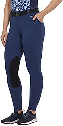 Kerrits Performance Knee Patch Pocket Horse Riding Tight, Lapis, X-Large slide 2 of 8