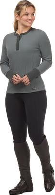Show full view: Kerrits Power Stretch Knee Patch Pocket Winter Horse Riding Tight, Black, X-Small slide 5 of 7